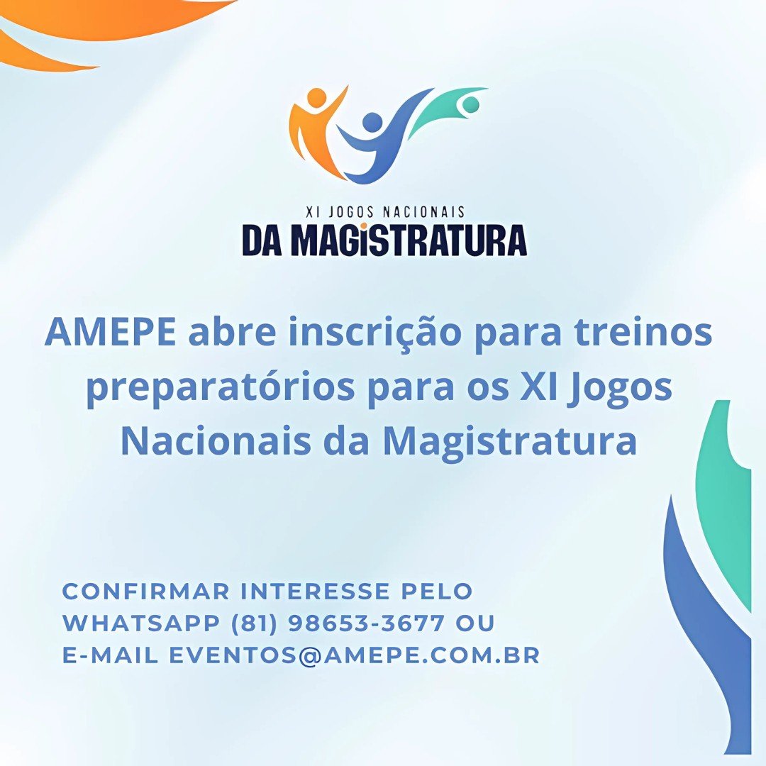 Imagem de Capa - AMEPE abre inscrição para treinos preparatórios para os XI Jogos Nacionais da Magistratura
