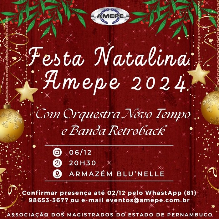 imagem de capa - Conheça as atrações da Festa Natalina da AMEPE e confirme sua presença