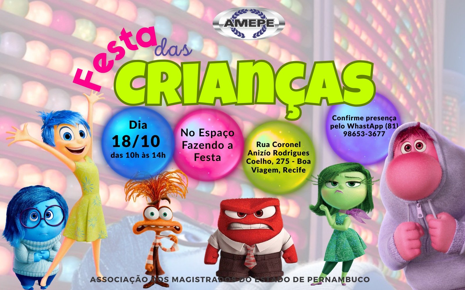 Imagem de capa - Festa das Crianças será no dia 18 de outubro. Participe!