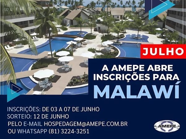 Imagem de capa -Inscrições para hospedagem nos flats de Muro Alto no mês de JULHO têm início nesta segunda (3)