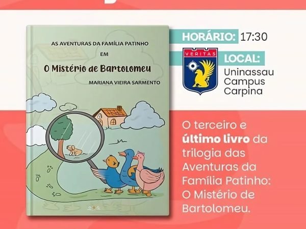 Imagem de capa - Magistrada e escritora Mariana Vieira Sarmento lança novo livro no dia 8 de agosto