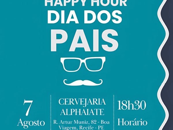 Imagem de capa- Para celebrar o Mês dos Pais, AMEPE promove happy hour para pais associados no dia 7 de agosto