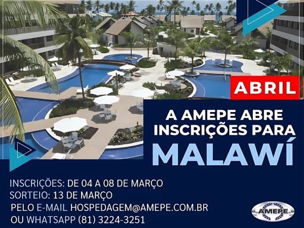 imagem de capa - Começam nesta segunda-feira (4) as inscrições para hospedagem nos flats de Muro Alto no mês de ABRIL