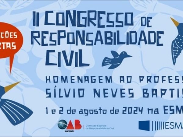 imagem de capa - Esmape promove congresso de Direito Civil. Inscrições estão abertas!